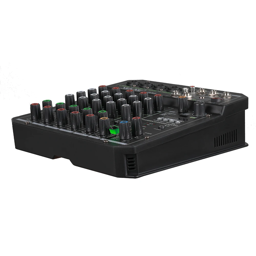 Professional 6 channels pc audio interface mixer with wireless connection recording