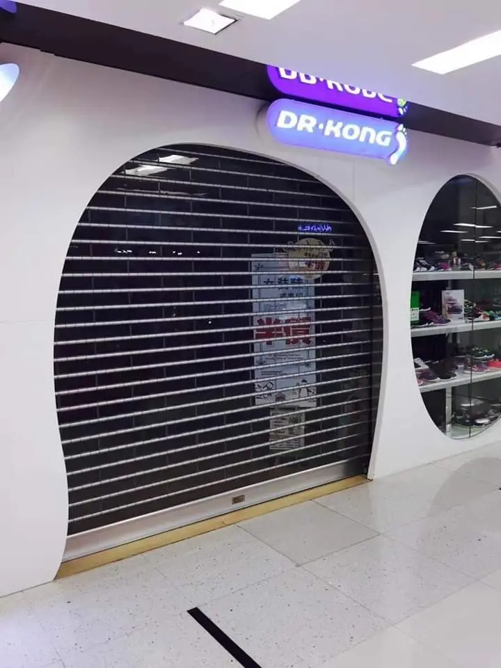 Manufacturer Wholesale Garage Door Transparent Rolling Shutter Door For Commercial Shops