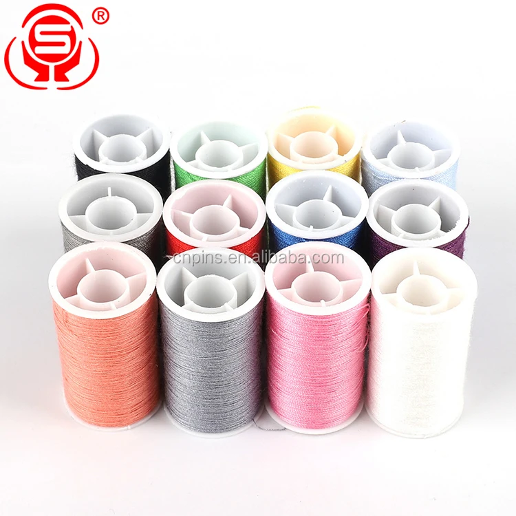 
China cheap braided mercerized polyester sewing thread for garment 