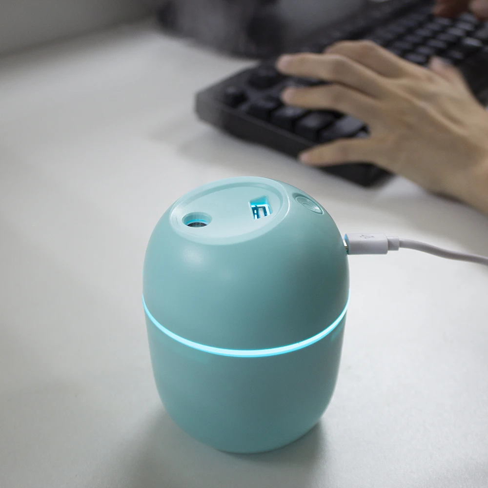 USB автомобильный портативный очиститель воздуха мини холодный туман ультразвуковой диффузор Nano для лица автомобиля ароматического