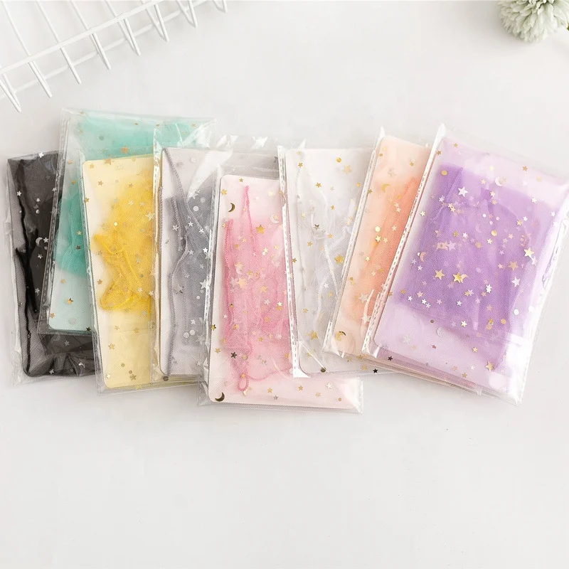 
2020 Summer Explosion women Sheer Socks with Star Thin silk Transparent Socks 