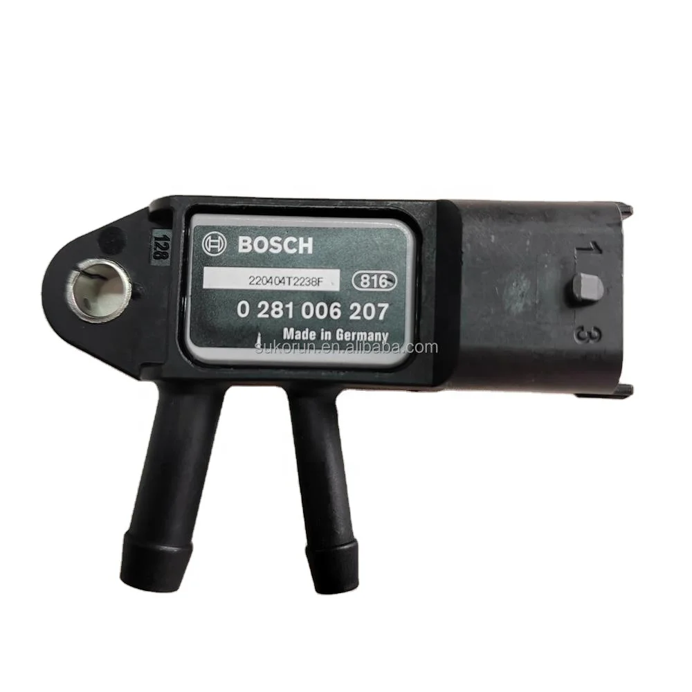Датчик дифференциального давления выхлопных газов Bosch 0281006207 для грузовиков повышенной эксплуатационной надежности датчик