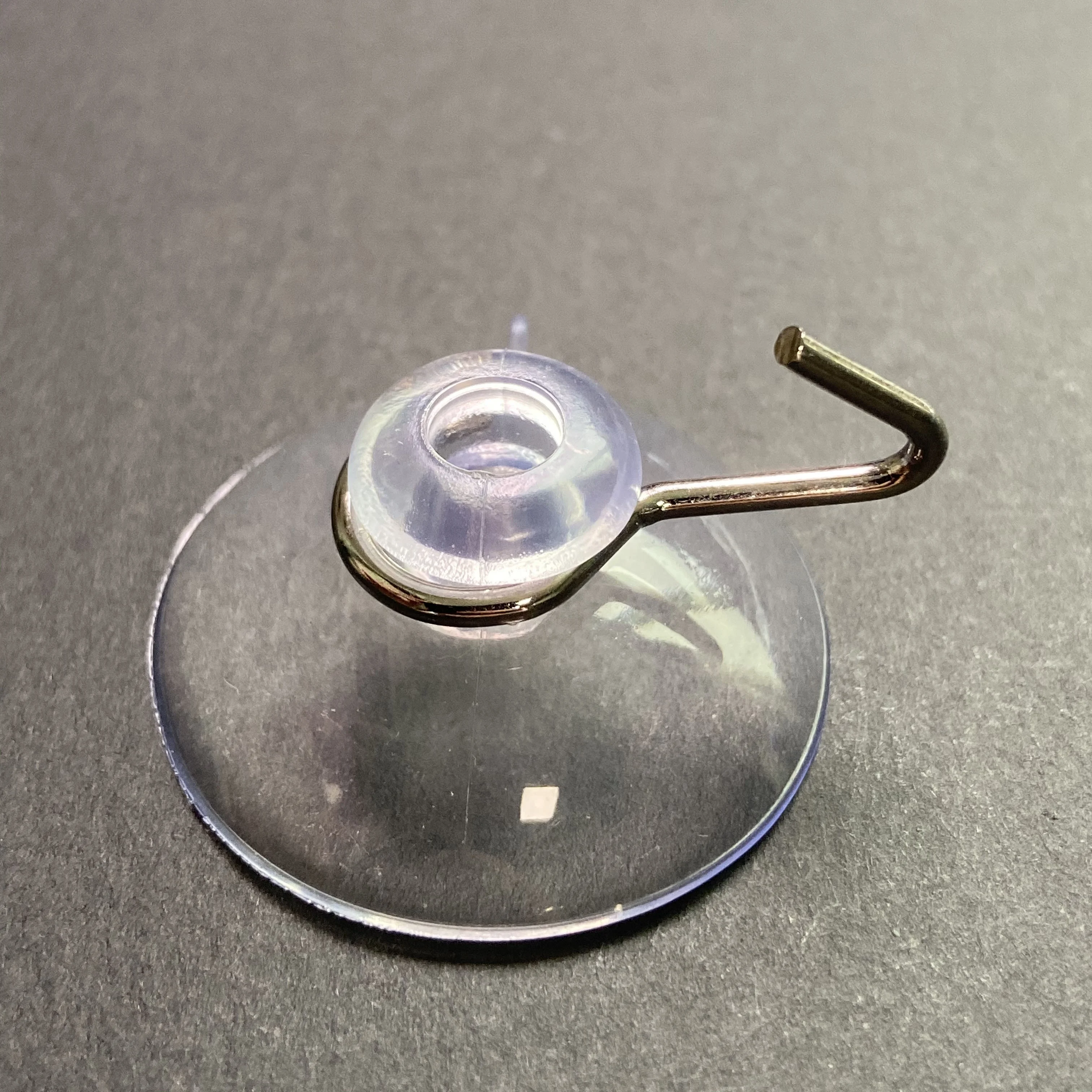 No-Punch Kitchen Sticky Hooks Glass Goor Hanging Silicone Sucker PVC Vacuum Suction Cup with Metal Hook