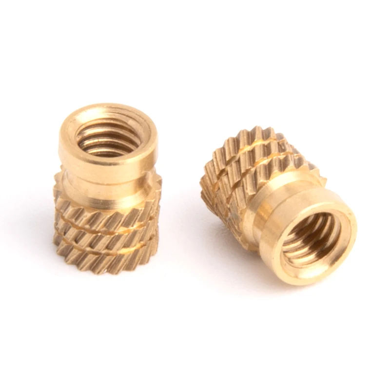 Hot melt knurled threaded insert nut SP ultrasonic hot pressing plastic embedded brass flange nuts fasteners manufacturers