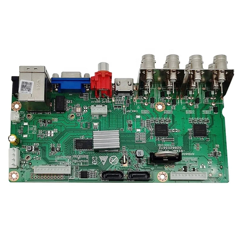 H.265+ Coaxial DVR AHD and IP Mode Hybrid DVR Mainboard Chip AHB80N08R-LME  XMeye App 5M-N 8channel  Board