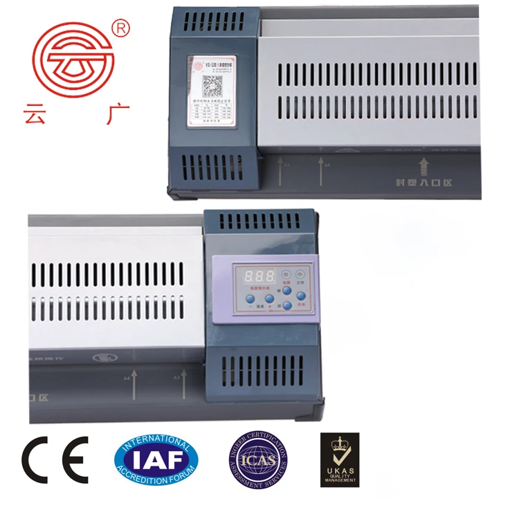 China best desktop small manual hot pressing roller press cold laminating machine for paper a3 a4 photo mounting and pvc id card