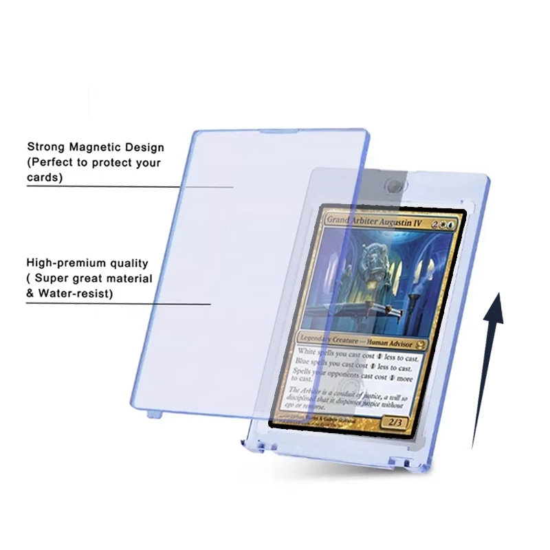 Hot 100pcs 6x9Inch Clear Hard Card Sleeves Pro Safe Transparent PVC Top Loader Case  ACEO MTG Hockey MTG Credit Cards Passports