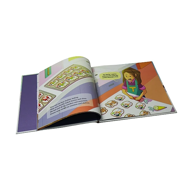 China Factory Hardcover Book Printing services Custom Coloring Children Book Hard Cover Printing