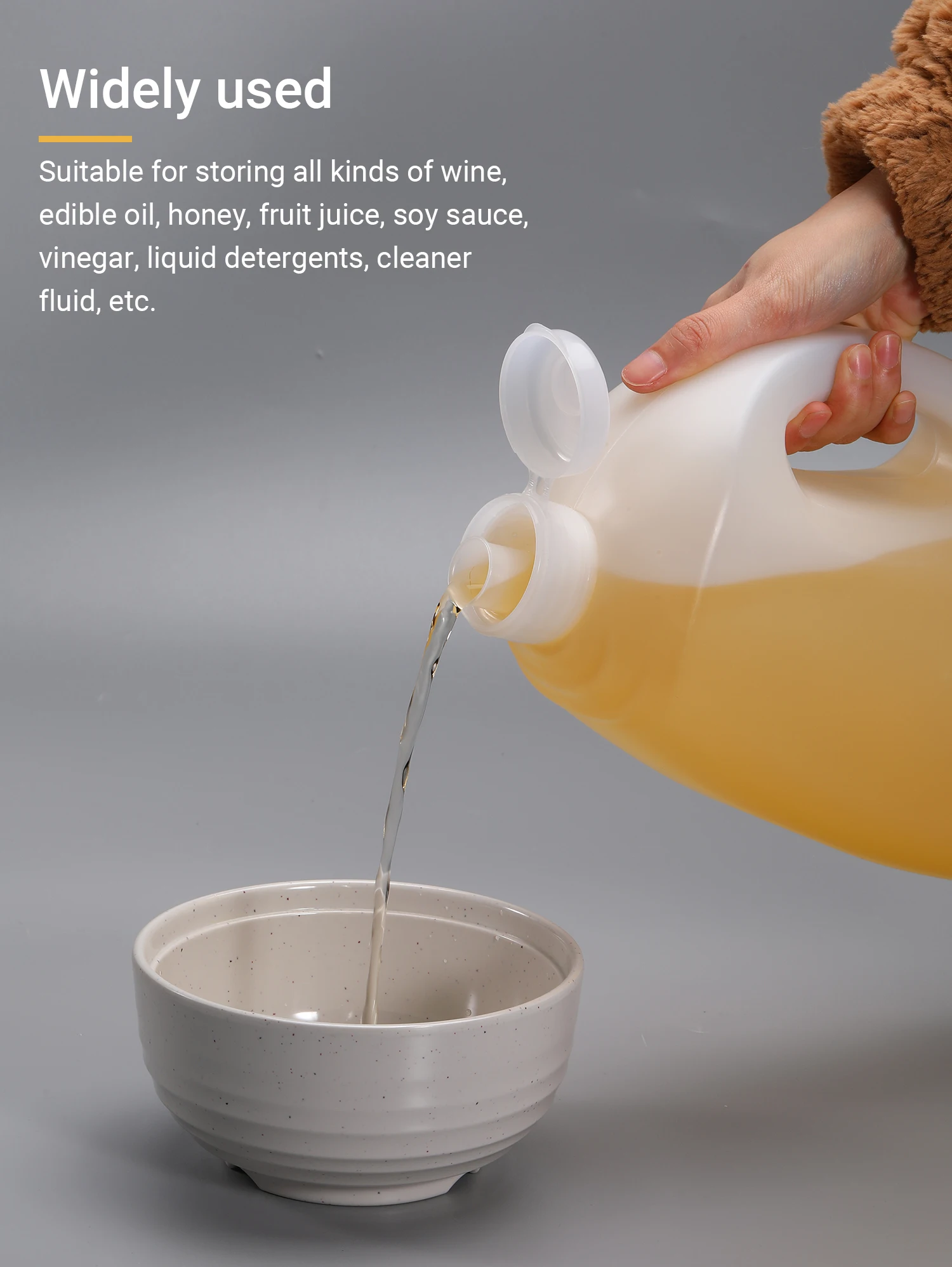 Wholesale Empty Detergent Packaging  Laundry Bottle For Dishwashing Liquid Soap Cooking Oil