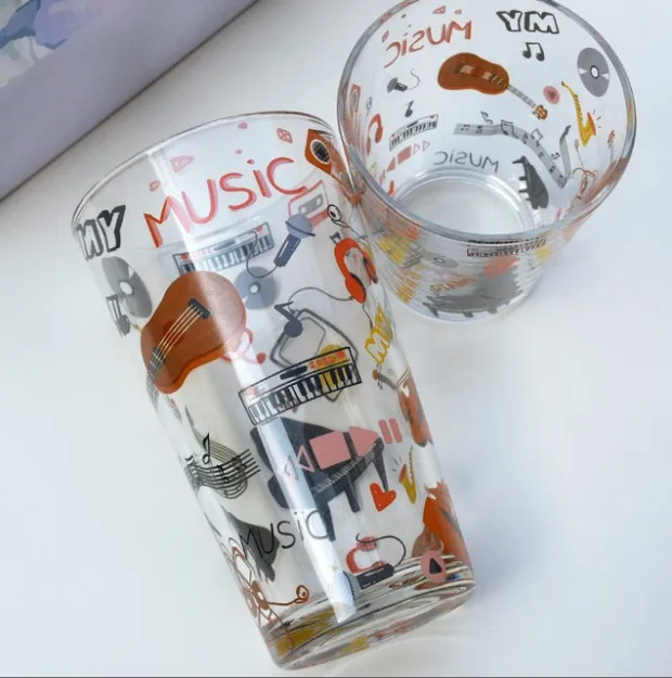 wholesale wrap decal logo 16oz 480ml beer glass free sample 16 oz beer glass mug cup high quality beer glass 16oz