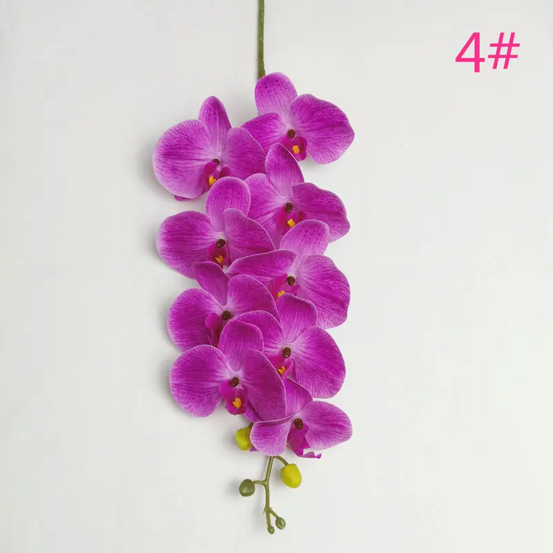 high quality artificial real touch silicone orchid