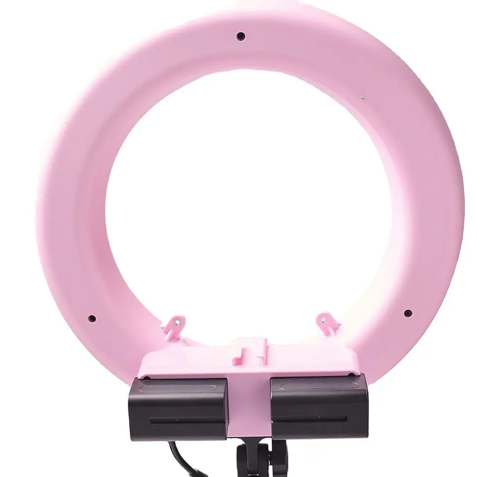 12 inch led ring video studio ring light for photography shooting lights with battery holder