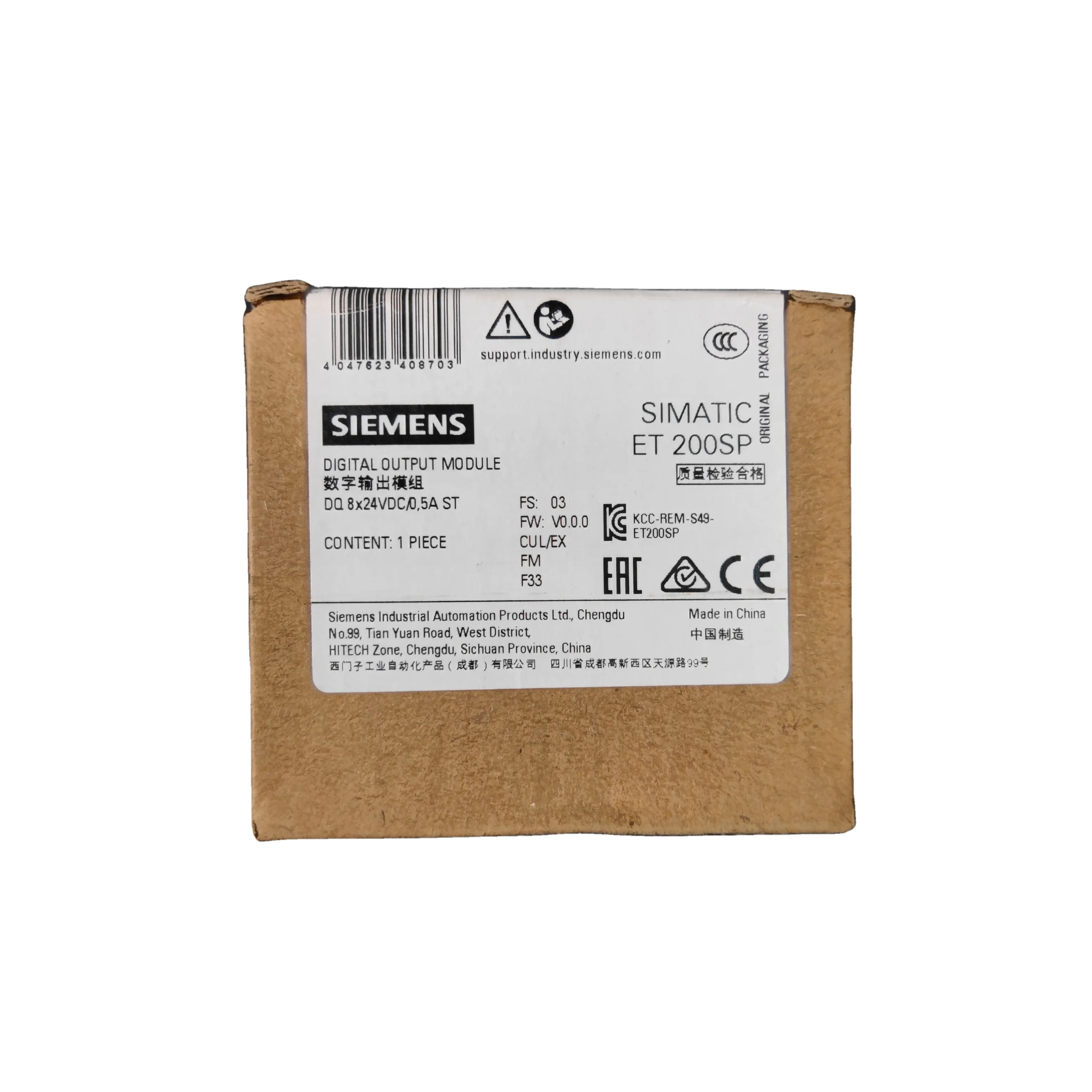 New original 6ES7132-6BF01-0BA0 SIMATIC ET200SP digital output module 6ES71326BF010BA0 spot for Siemens
