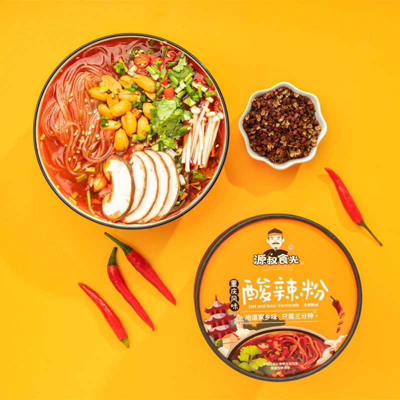 135 г, Китайская лапша быстрого приготовления 6 чашек/картонная коробка, лапша-вермишель для быстрого приготовления, картофель, вермишель