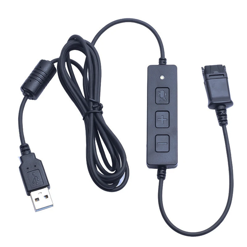  Оператор колл-центра Dh70 USB компьютерная сетевая гарнитура для телефона Plantronics QD регулировки громкости и отключения