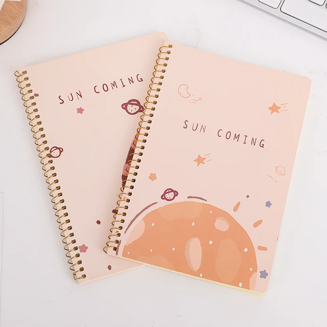 Wholesale 2022 Custom Printing Spiral Goals Hardcover Sublimation Agenda Journal Notebook & writing pads Monthly Planner