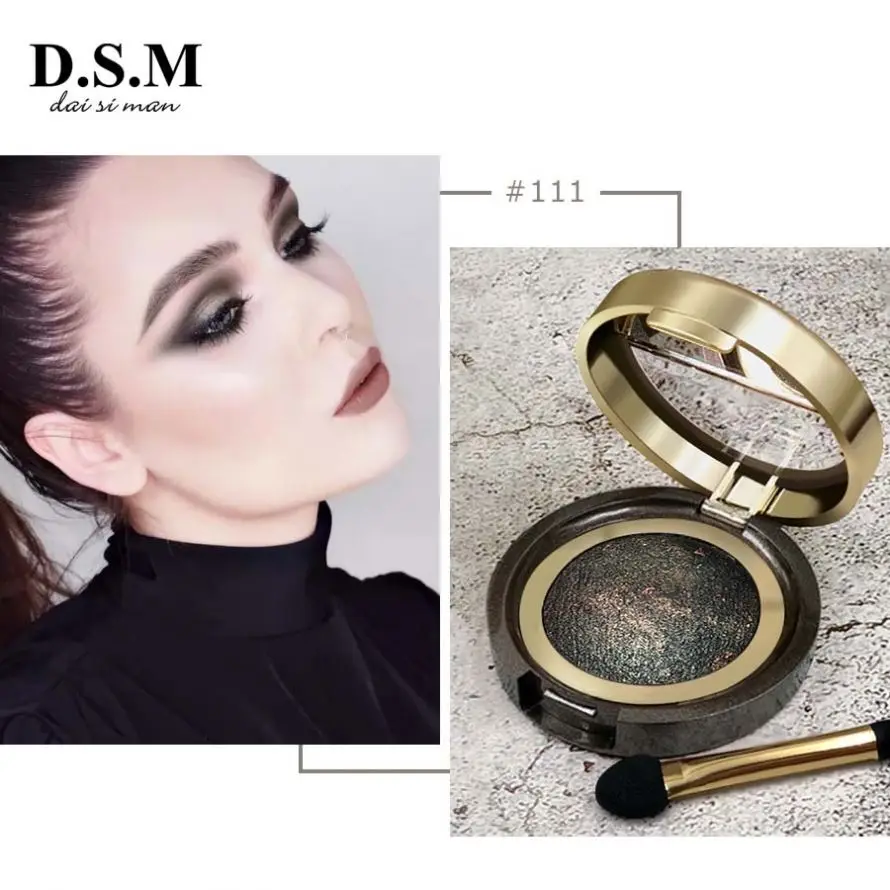 Smooth glitter eye lusso cream powder eye multicolored smudging pigment eye shadow powder pallet