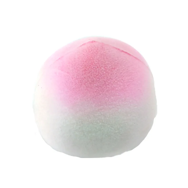 Симпатичный и милый полиуретановый персиковый фруктовый флокирующий набор игрушек для снятия стресса