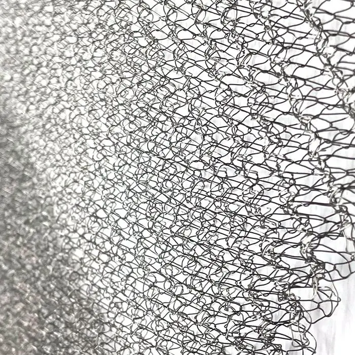 New Metal Knitted Filter Wire Mesh Woven Technique Square Holes Liquid Filter for Farm Construction