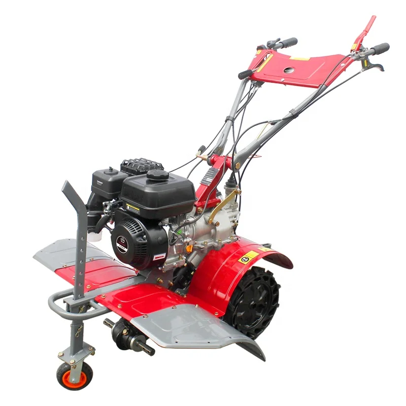 Multifunctional 7hp diesel  front rotary cultivator with gear transmission and 3 forward 1 Reverse for high performance