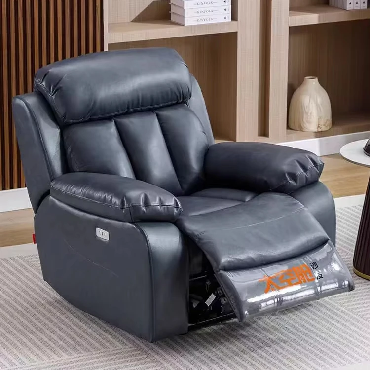 Modern Design High Adjustment Manual Recliner Sofa Chair With Massage And Heating Functions For Living Room Furniture