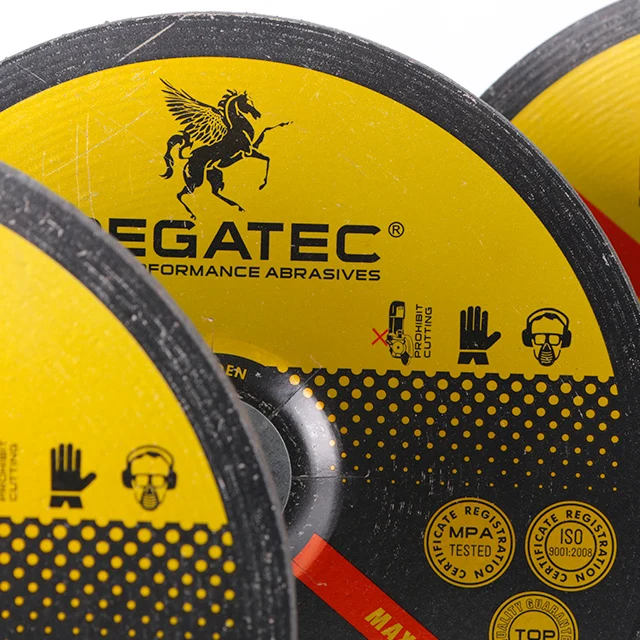 Certificated OEM ThreadedGrinding Disc 230mm 9' Metal Fiberglass Grinding Disc Raw Cut Cutting Wheel