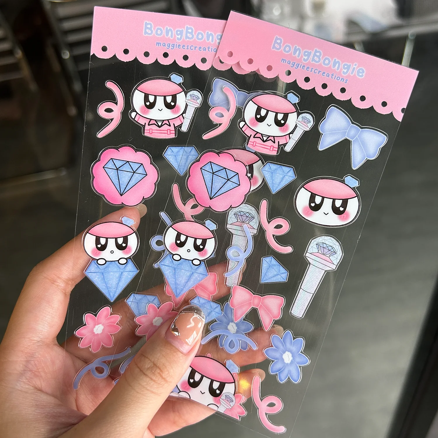 Custom A4 A5 A6 Decorative Transparent Sticker Personalized Sticker Sheets Kiss Cut Sticker Sheet Printing