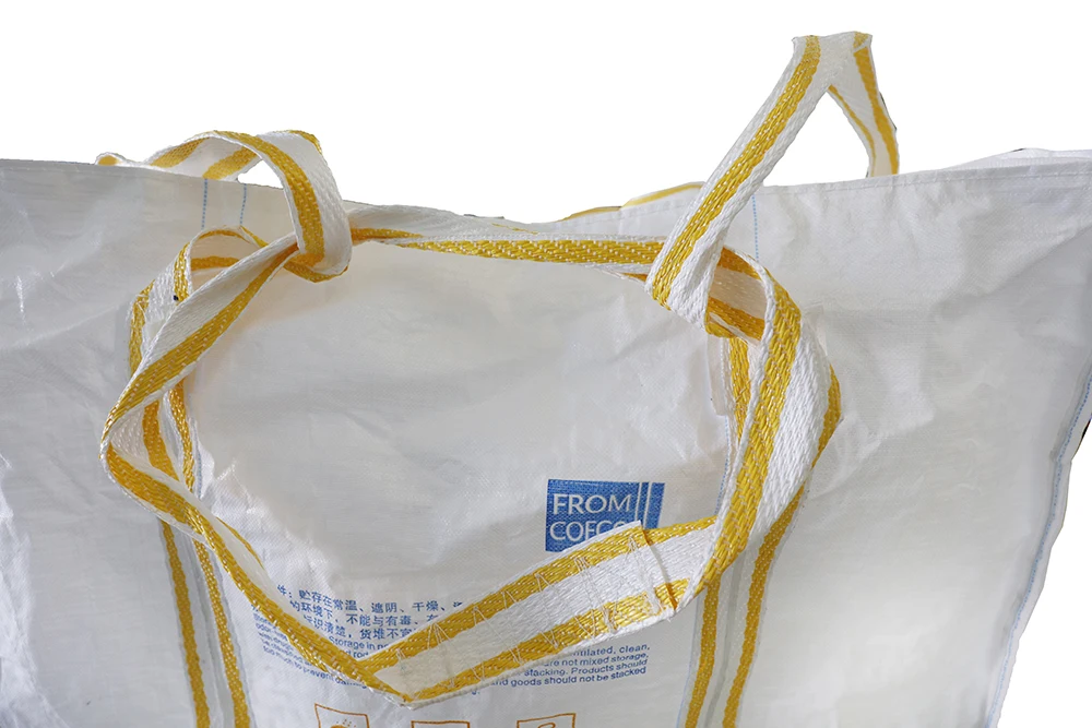 polypropylene woven 1 ton pp maxi bulk fibc container big jumbo bag for sand cement mineral coal firewood rice corn flour sugar