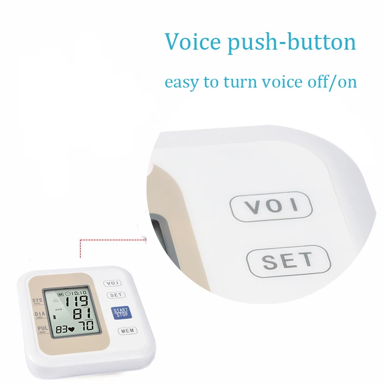 ЖК-экран цифровой bp электронный монитор артериального давления B1681b