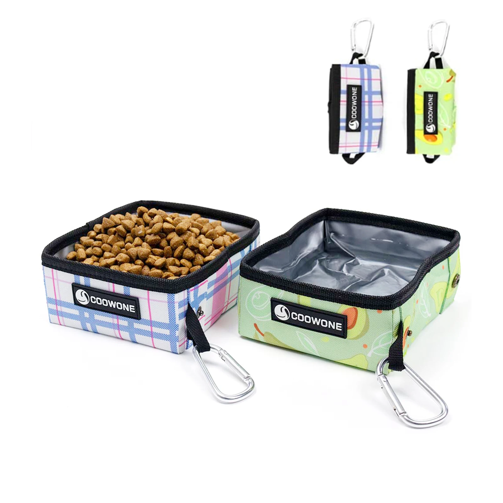 Bowls Puppy Dogs Raised Food Bowl For Dog Pet Dog Water Bowls Portable Pet Feeding Watering Dish for Walking Travel