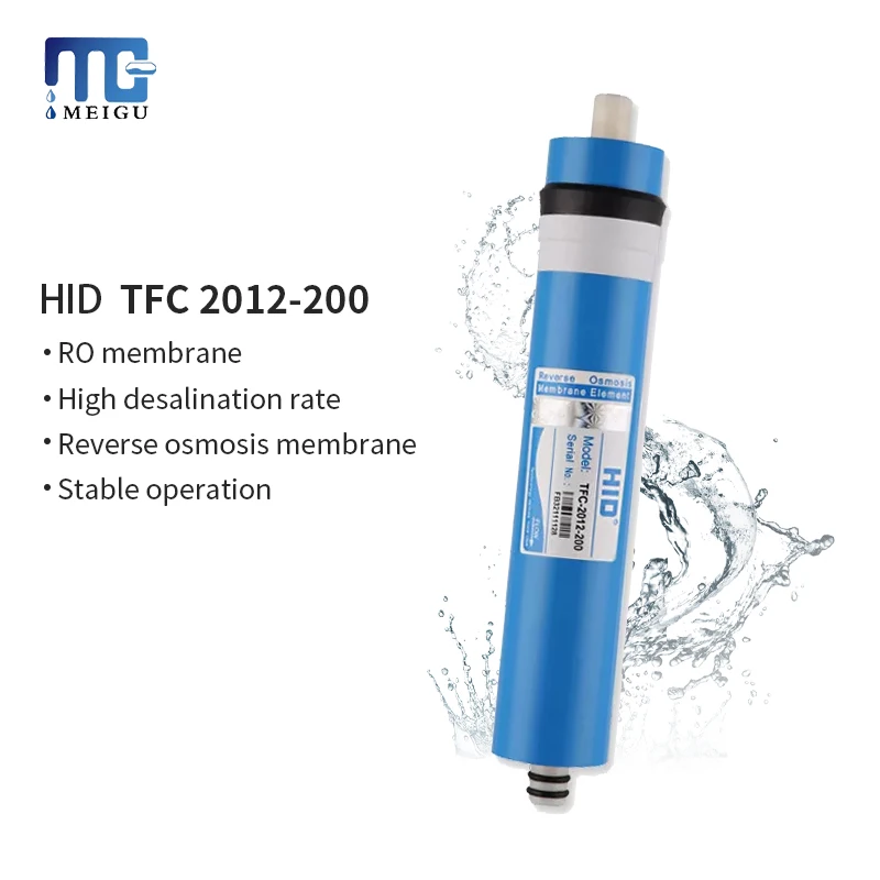 HID TFC-2012-200 200GPD House Hold Water Filter Reverse Osmosis Membrane High Desalination Rate RO Membrane