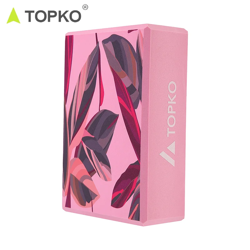 TOPKO High Quality Durable EVA Yoga Block For Fitness Gym Exercise Fitness Equipment Yoga Block