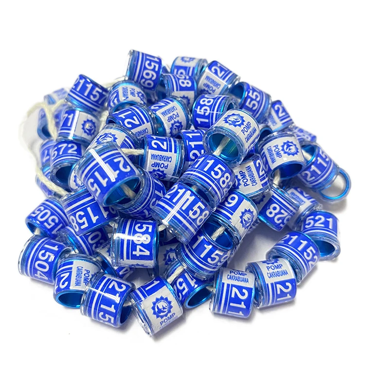 2022 FCI Supplier Customized Metal Bands Canary Pigeon Foot Ring Aluminium Plastic Bird Rings