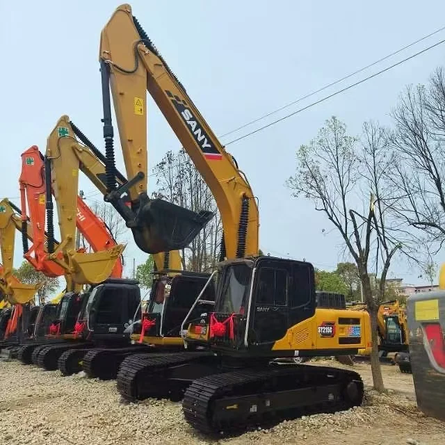 Импортный 2 ручной экскаватор SANY SANY205 использованный 215 235 365 крючок