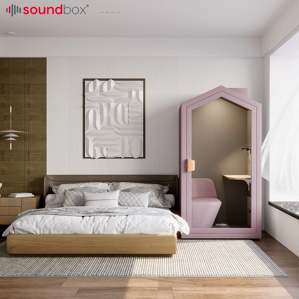 Noise Reduction Soundproof Office Home Pod Turbo Fresh Air System House Reading Mini Space
