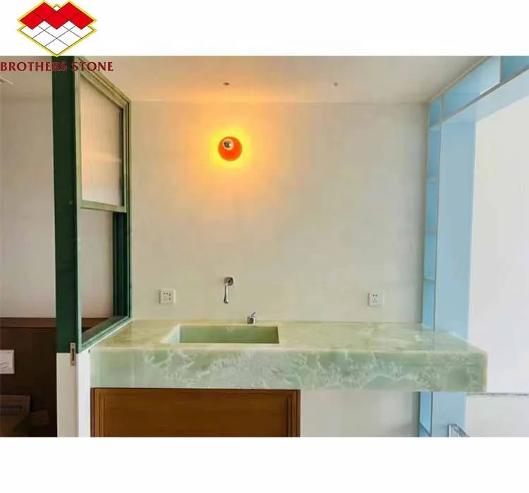 natural onyx slab green onyx marble slab afghan green onyx stone decorative stone for living room dining hall