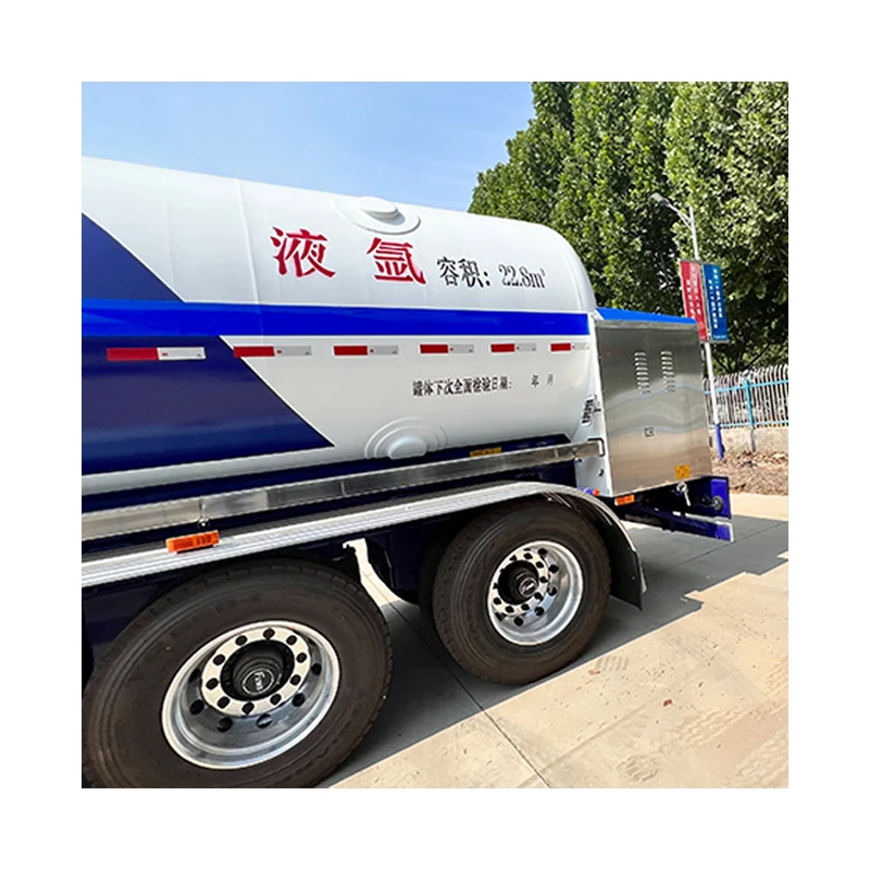 storage vacuum Transporter tanker semi trailer Cryogenic liquid argon storage tank semi-trailer