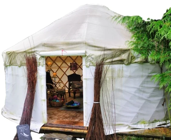 Metal Mongolian Yurt Steel Bamboo Yurt for Sale