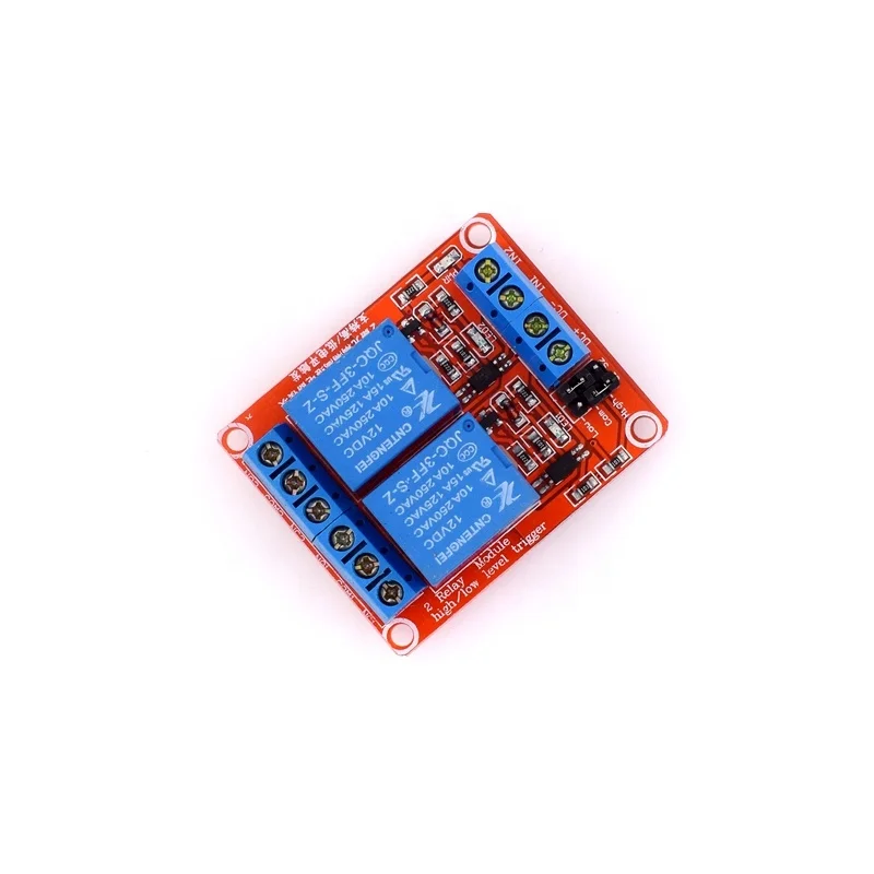 #279B DC AC 2-way relay module 12v Expansion board module electronic relay module 5V high and low level touch