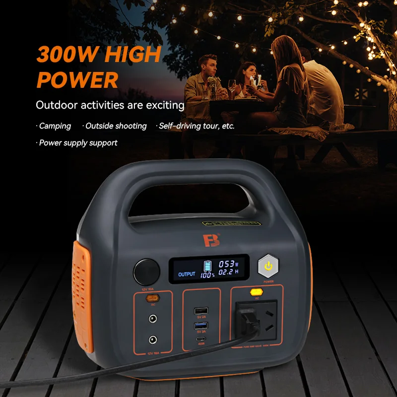 Custom portable power station 300w mini ups portable solar outdoor generator power supply