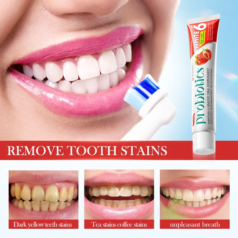 Plant fruit probiotic toothpaste oral brightening teeth gingival toothpaste wholesale