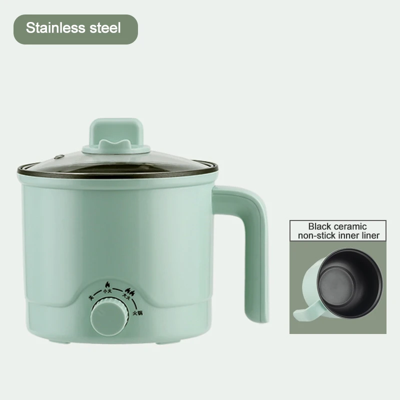 1.8L Household Small Multifunctional Cooker Electric Cooking Pot Mini Electric Frying Pan Cooker