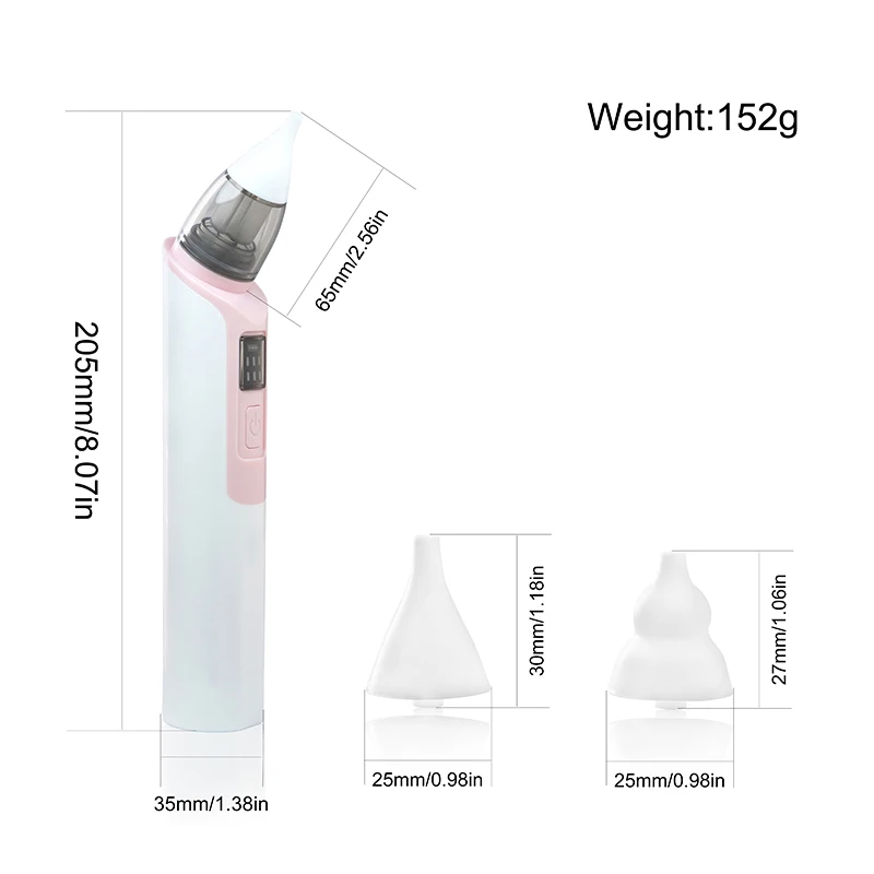 Оптовая продажа, высокое качество, лучший продукт для ухода за ребенком, очиститель носа, анти-рефлюкс, силиконовый Электрический Назальный аспиратор для малышей