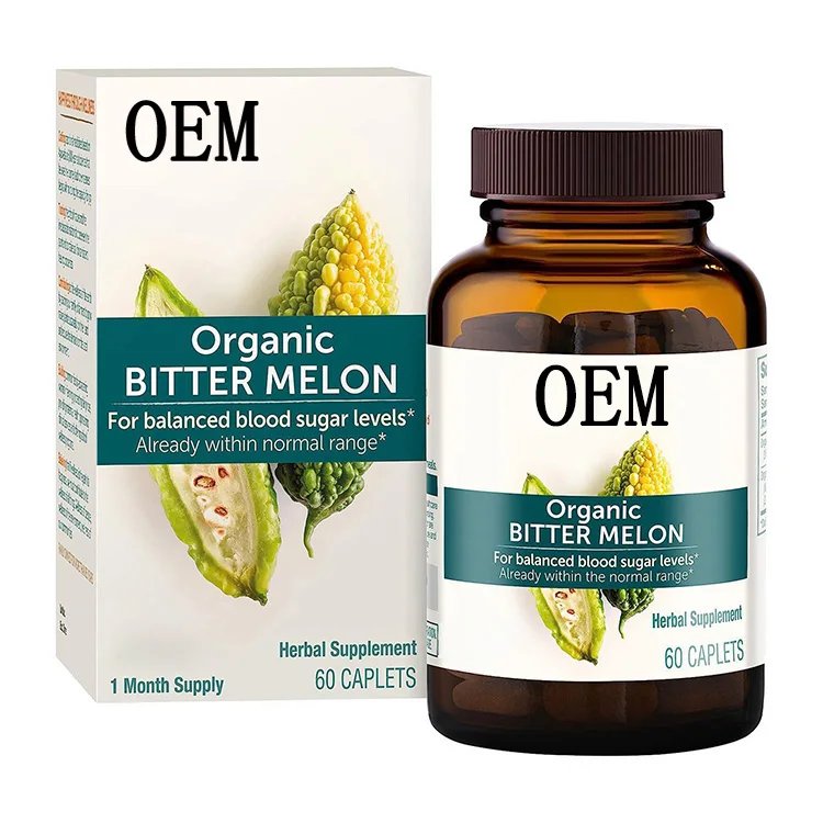 OEM ODM Blood Sugar Complex capsule Supplement Natural 20 Herbs and Vitamins with bitter melon to Support Healthy Blood Glucose