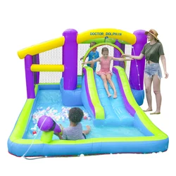 Hot sell inflatable bouncy castle bounce house with water slide for sale