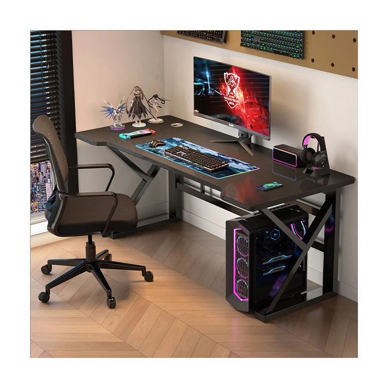 Производитель, оптовая продажа, длинный игровой стол, настраиваемый игровой компьютерный стол для ПК Esport