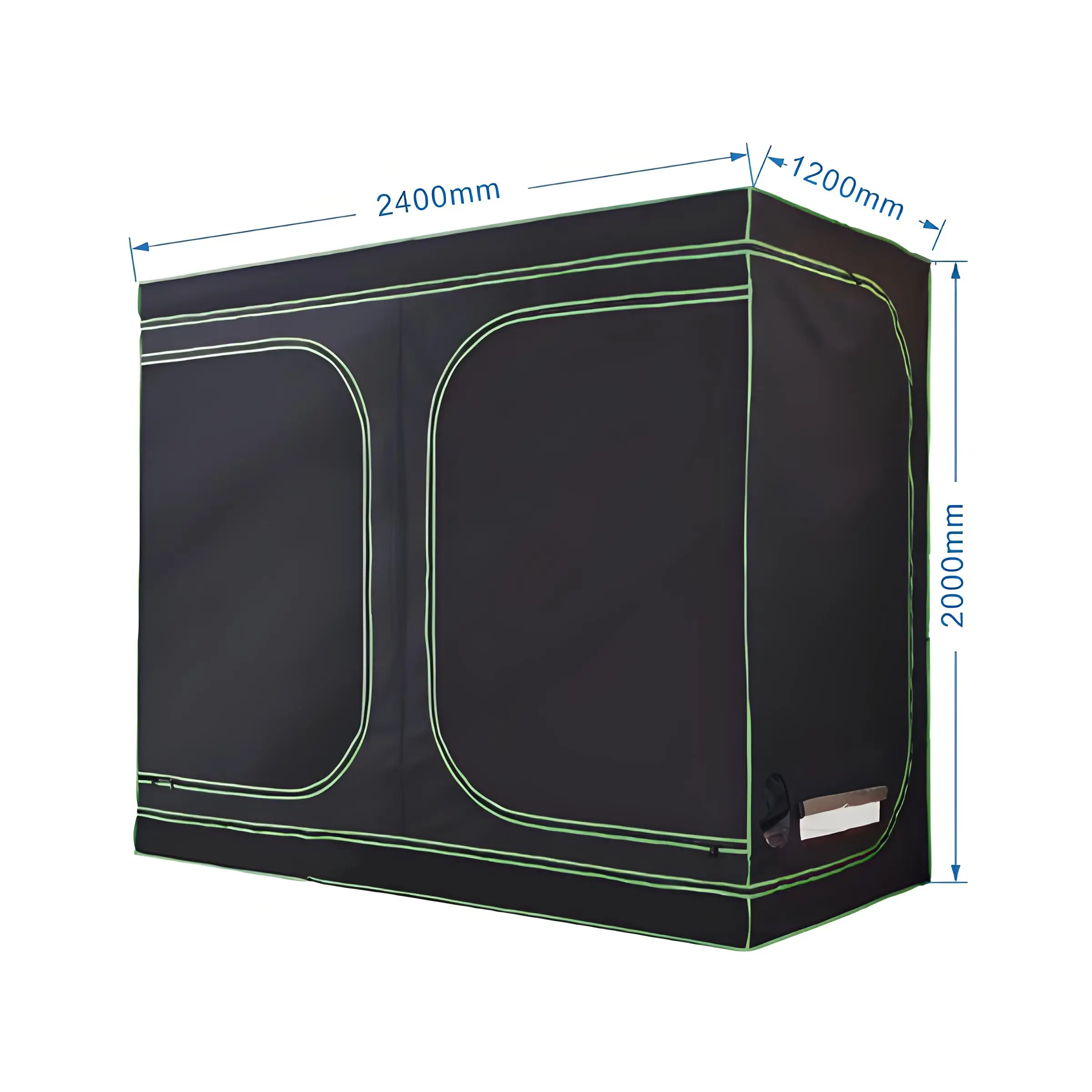 factory outlet 100x100x200 Hydroponic Large Durable Garden Plant Growth Greenhouse Indoor Growing Tents Complete Kit