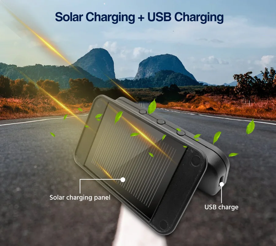 TPMS Tire Pressure Monitoring System Solar Digital LCD Display Car TMPS Security Alarm Systems Pressure Internal External Sensor