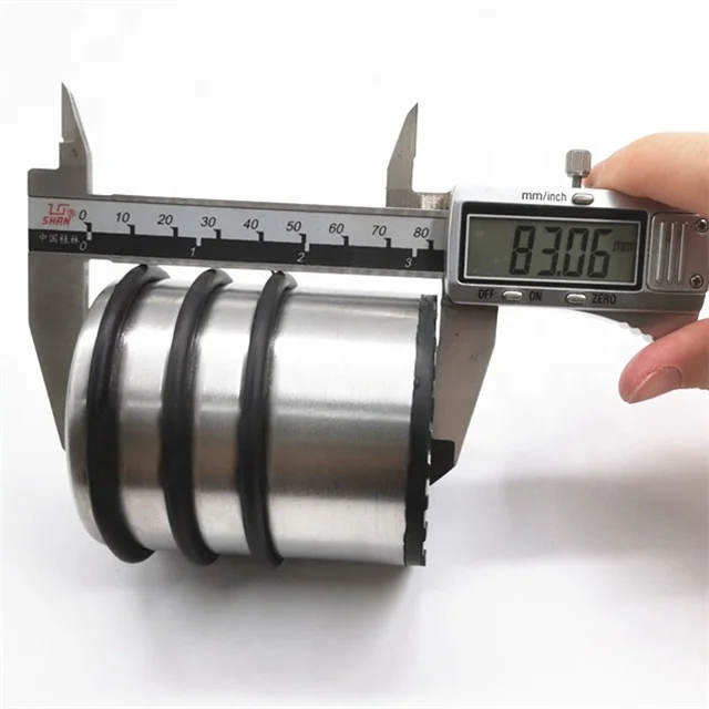 Heavy duty 1.1kgs D73xH83mm stainless steel door stoppers  with rubber rings stopper rubber door stopper security door stop