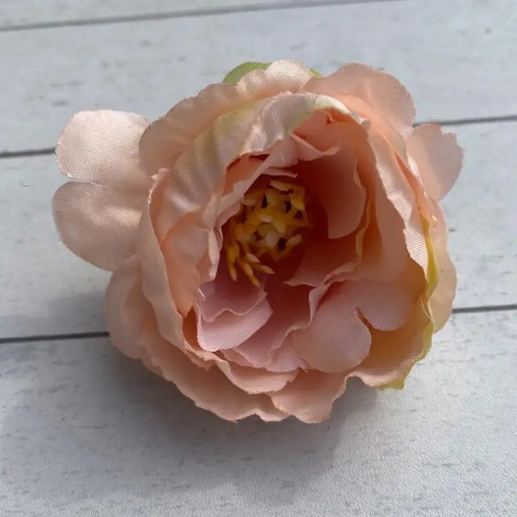 Wholesale Colorful Faux Silk Camellia Flower Heads DIY Arrangement Artificial Peony Flower Heads For Home Wedding Wall Decor